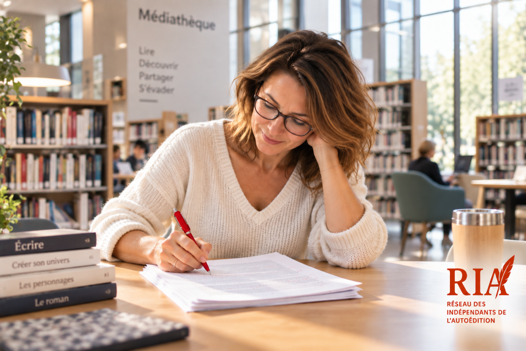 la correction d'un manuscrit