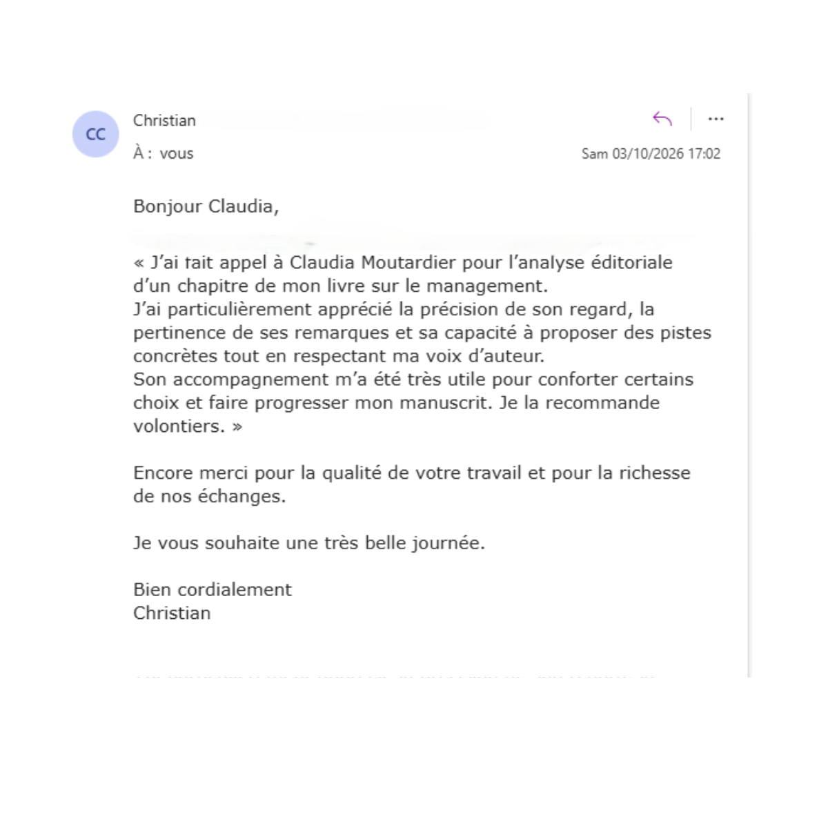 Témoignage de Christian C. — analyse éditoriale
