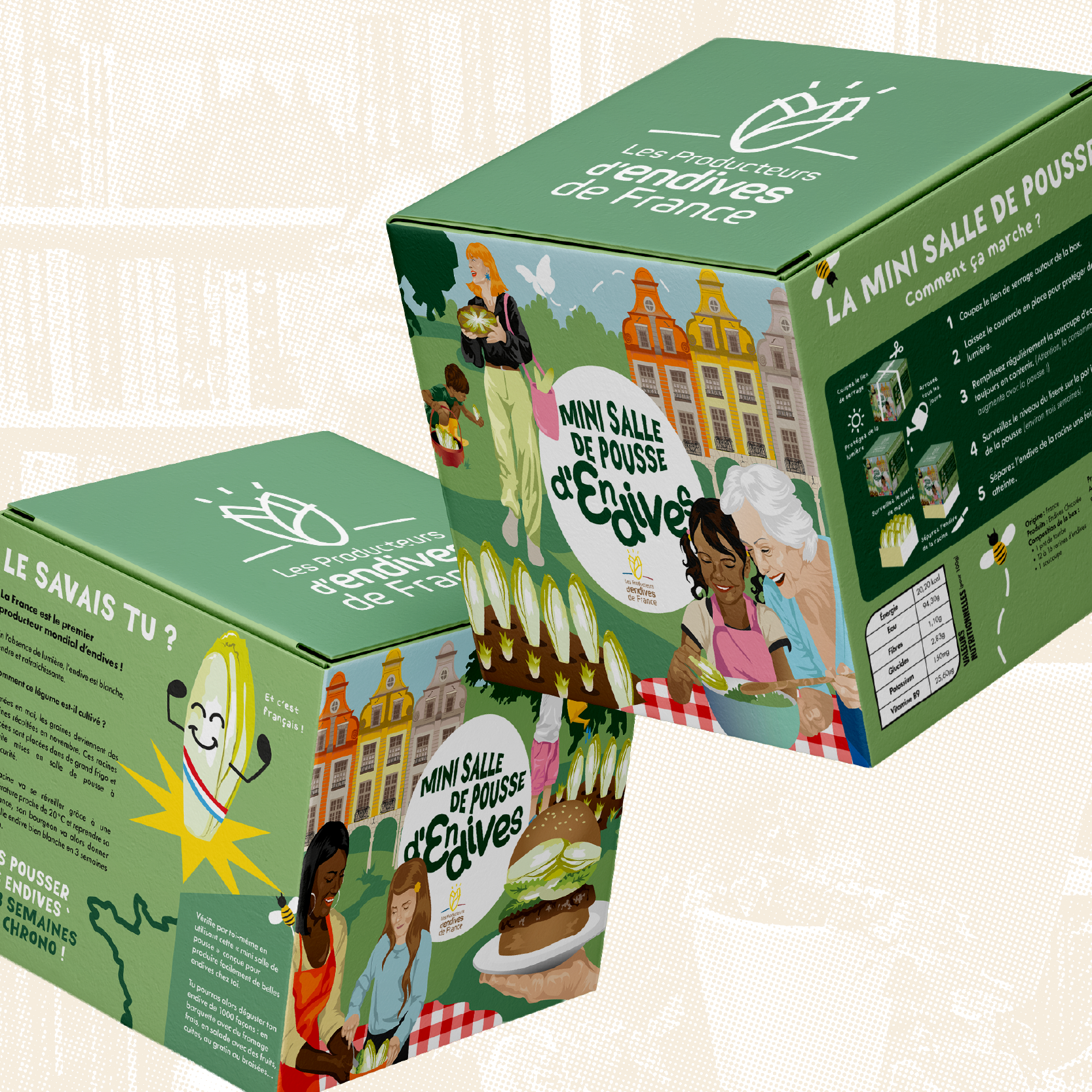 Packaging illustré