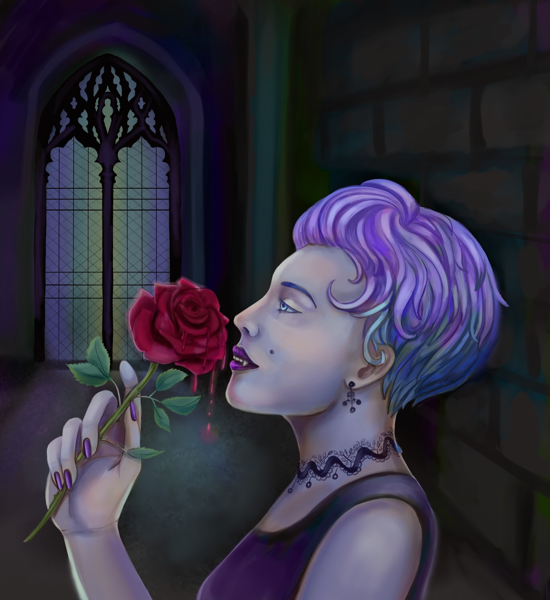 Rose de sang